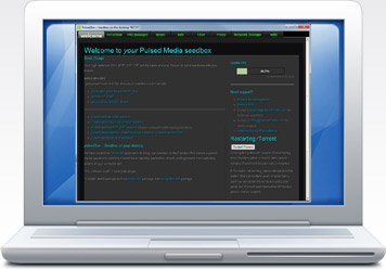 Seedbox desktop interface screenshot