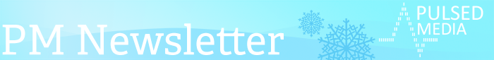 Pulsed Media Winter Newsletter Header